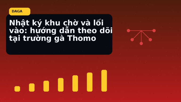 Minh họa thực địa cho Sổ tay theo dõi lối vào và khu chờ Thomo: cách lên lịch xem trận trọn nhịp tại Đá Gà Thomo Radar