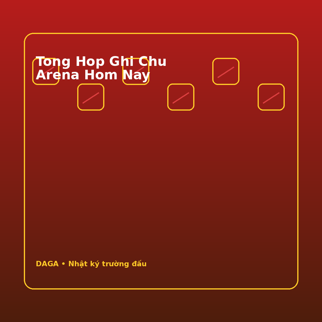 tong hop ghi chu arena hom nay
